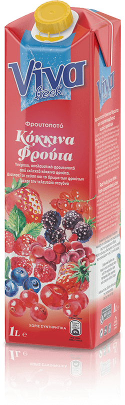 Special red fruits combined for an extra taste.